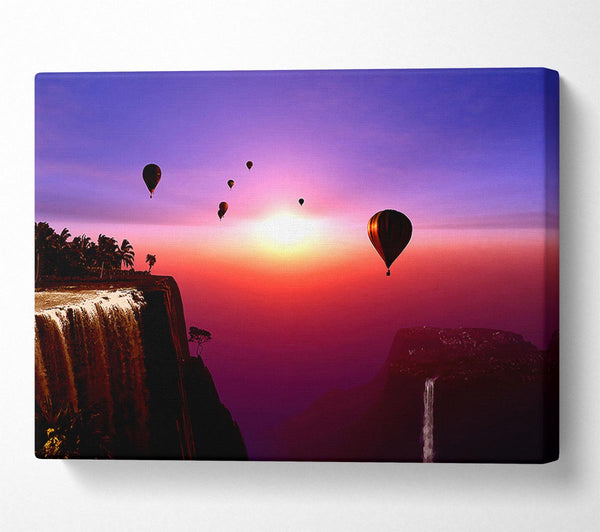  A Canvas Print of Beautiful Mountain View Canvas Wall Art