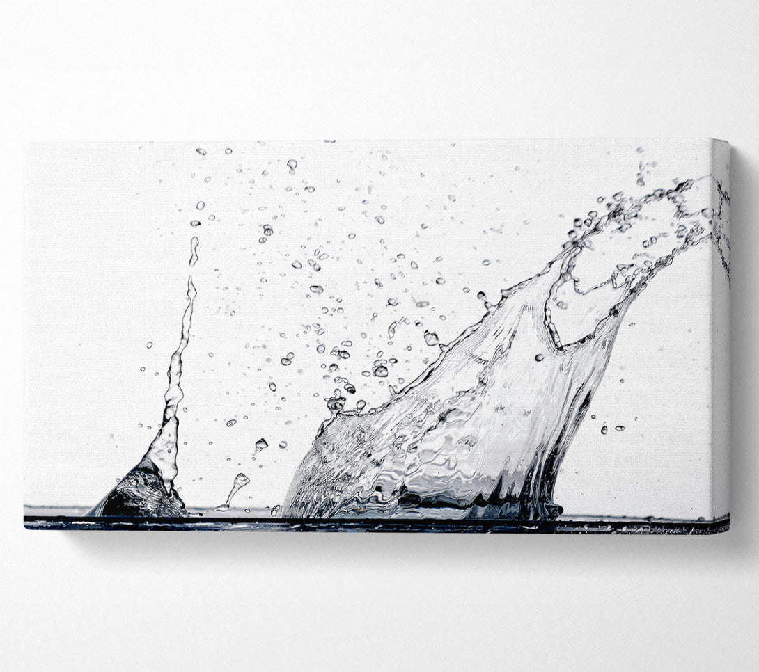  A Canvas Print of Water Splash Eruption Canvas Wall Art