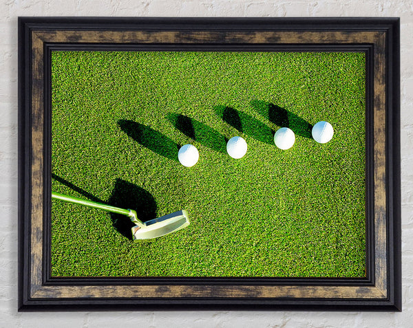 Golf Any One Framed Print