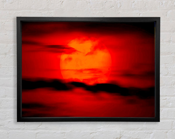 Red Sun Clouds
