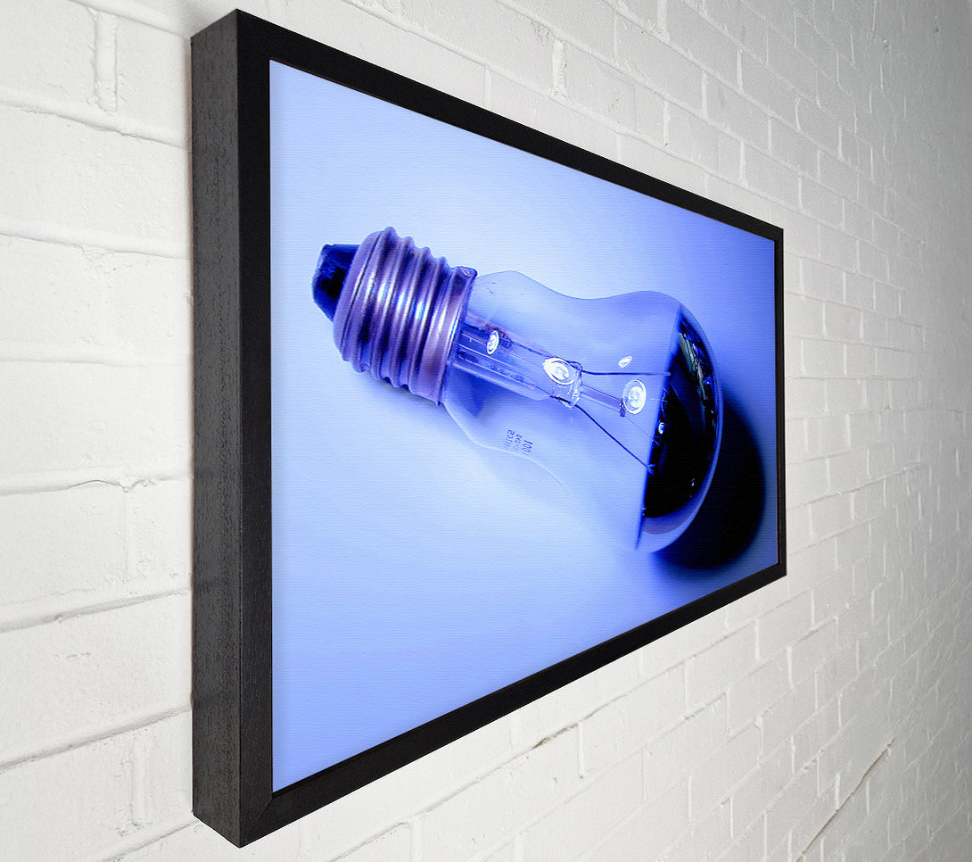  A Canvas Print of Lightbulb Blues Canvas Print