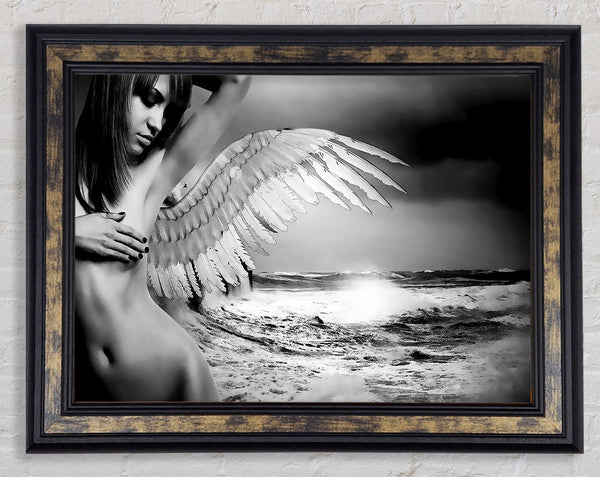 Ocean Angel Framed Print