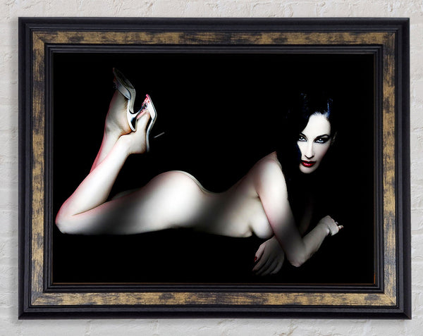Ditta Von Teese Glamour Framed Print