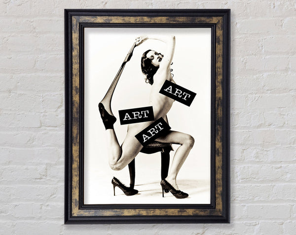 Female Art Framed Print