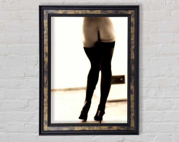 Cheeky Legs Framed Print