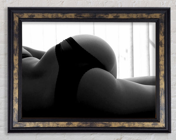 Shape Of A Woman Framed Print
