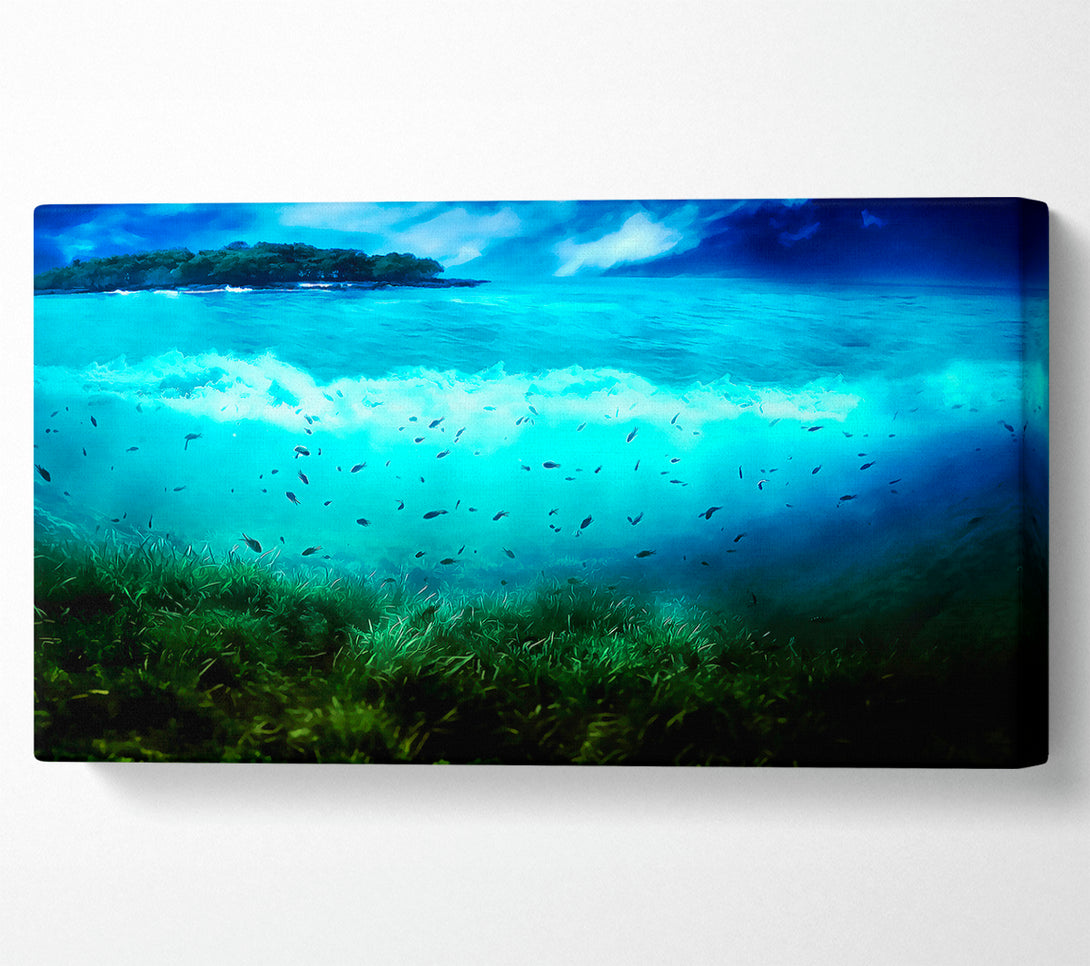  A Canvas Print of World Of Sea Canvas Art