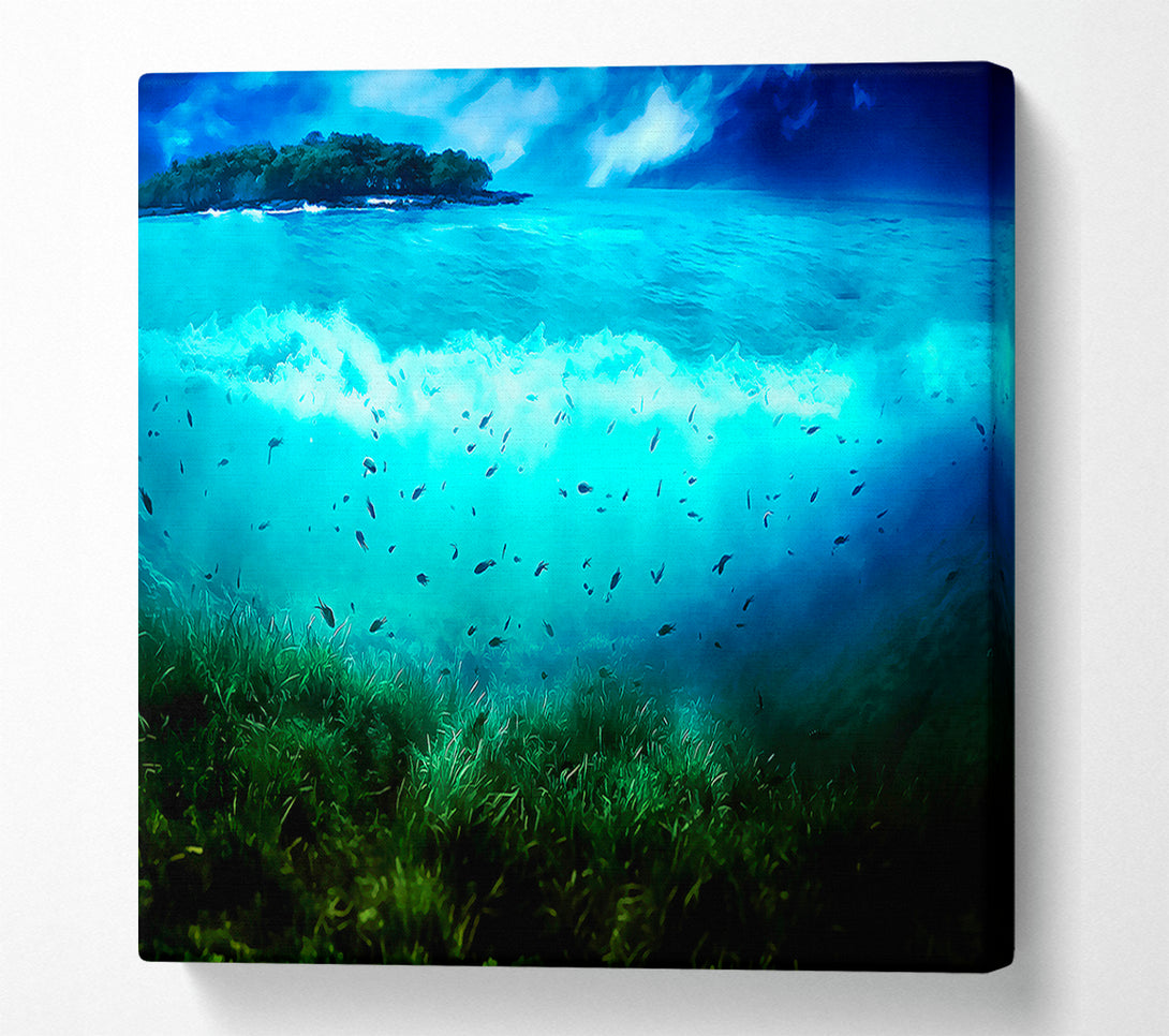  A Canvas Print of World Of Sea Canvas Art