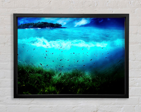 World Of Sea Framed Print