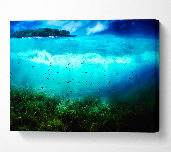  A Canvas Print of World Of Sea Canvas Art