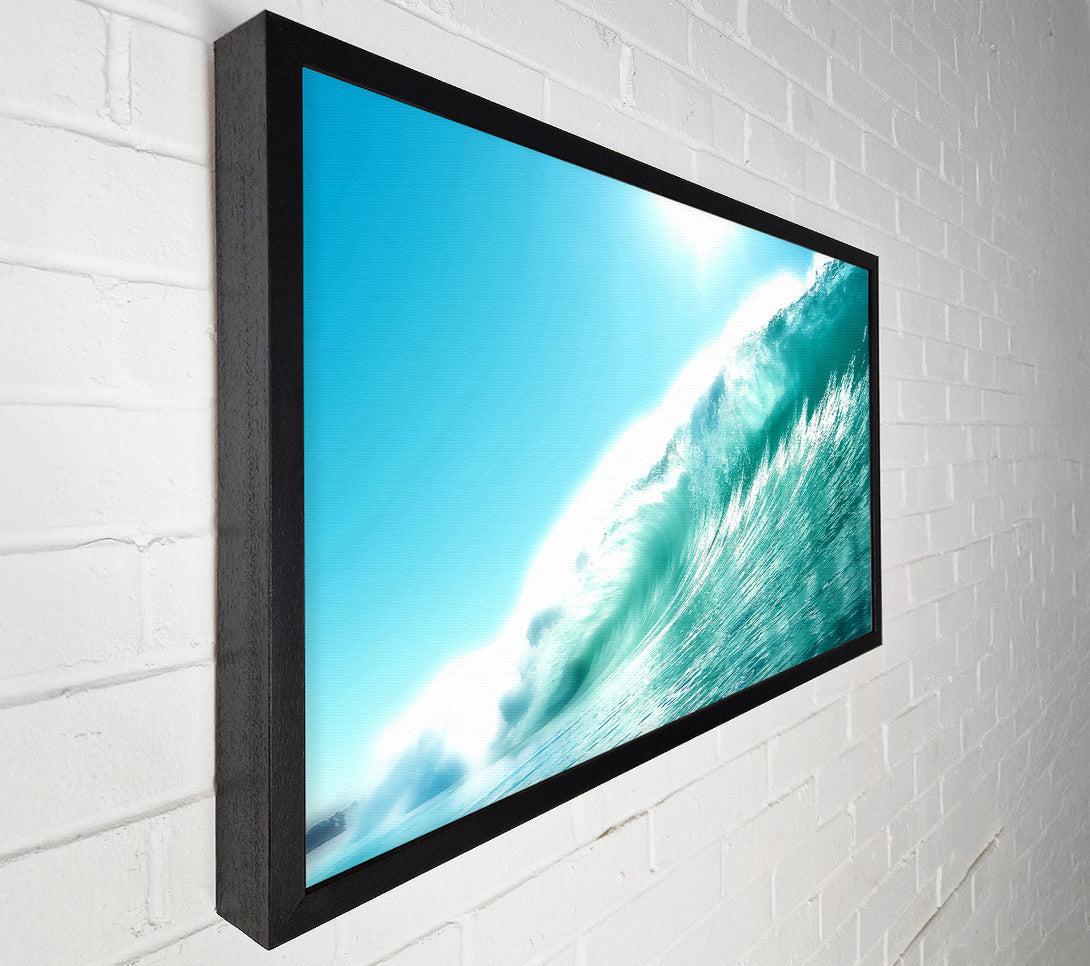  A Canvas Print of Wave Big For Surfers Canvas Print