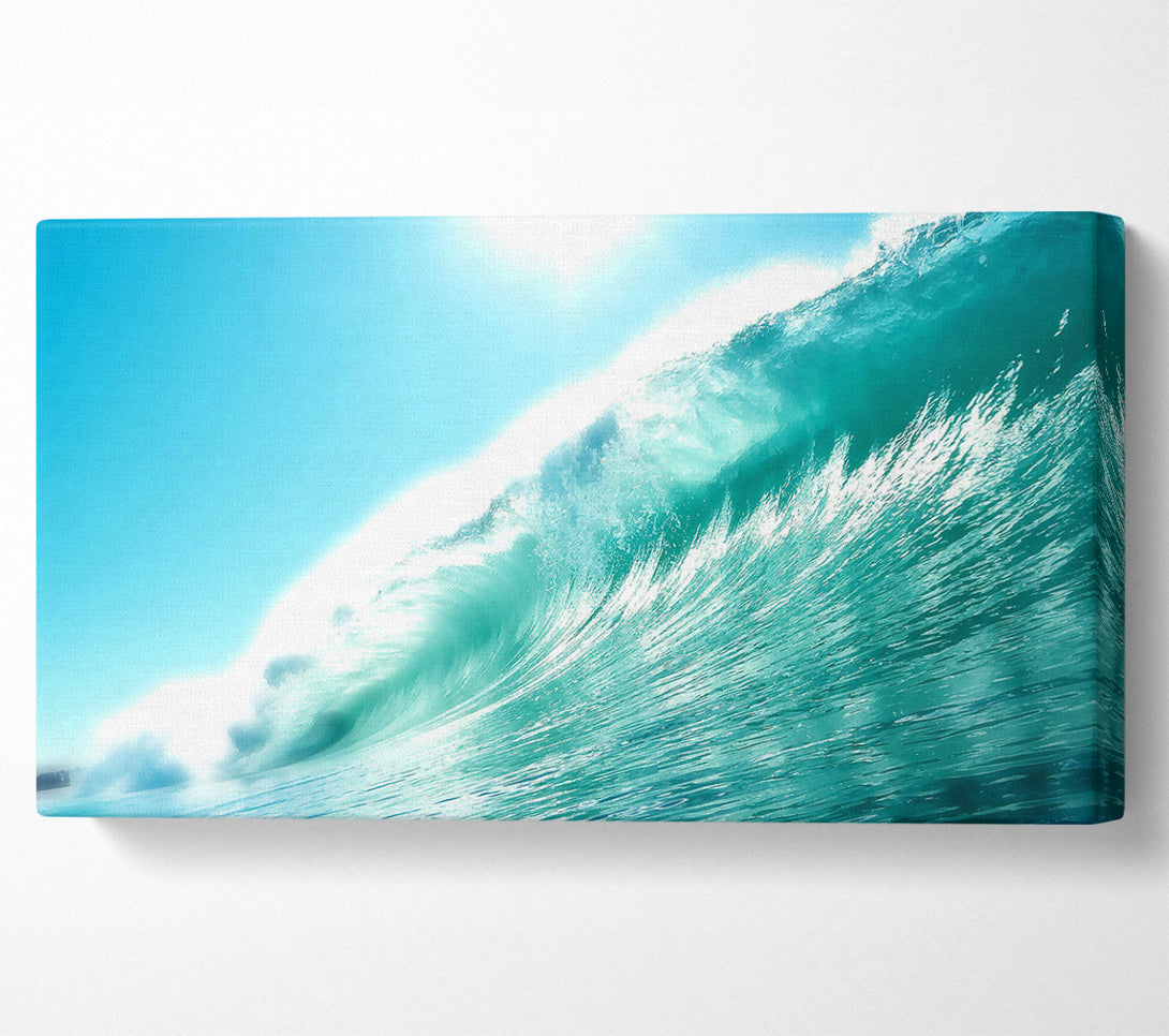  A Canvas Print of Wave Big For Surfers Canvas Print