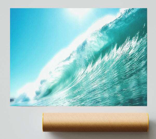 Wave Big For Surfers Poster
