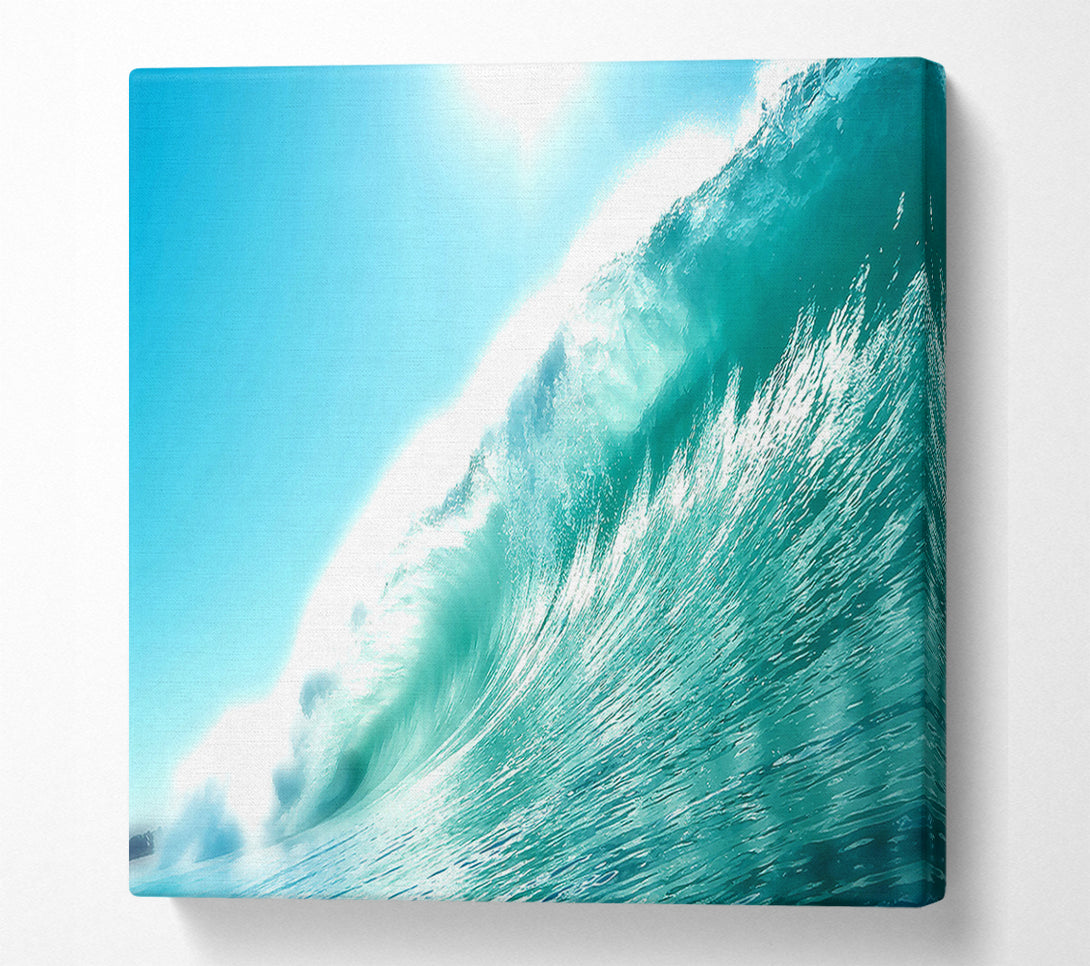  A Canvas Print of Wave Big For Surfers Canvas Print