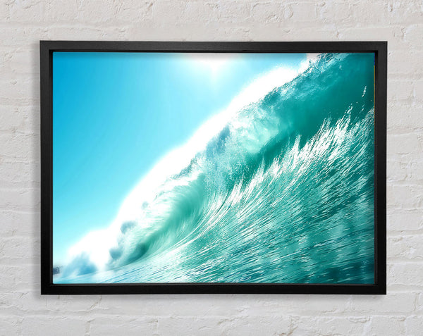 Wave Big For Surfers Framed Print