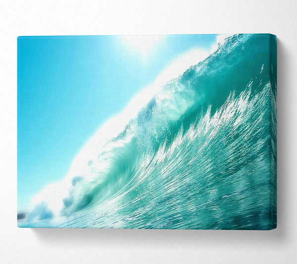  A Canvas Print of Wave Big For Surfers Canvas Print