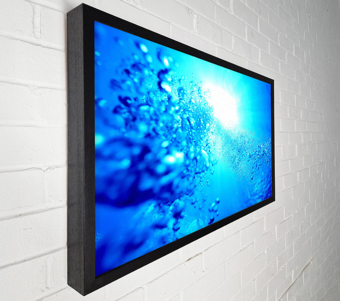  A Canvas Print of Water Elements In The Sun Canvas Wall Art