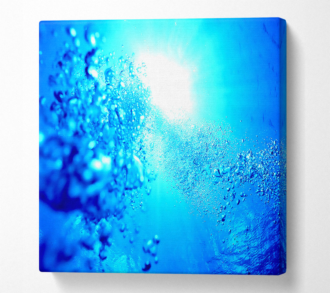  A Canvas Print of Water Elements In The Sun Canvas Wall Art