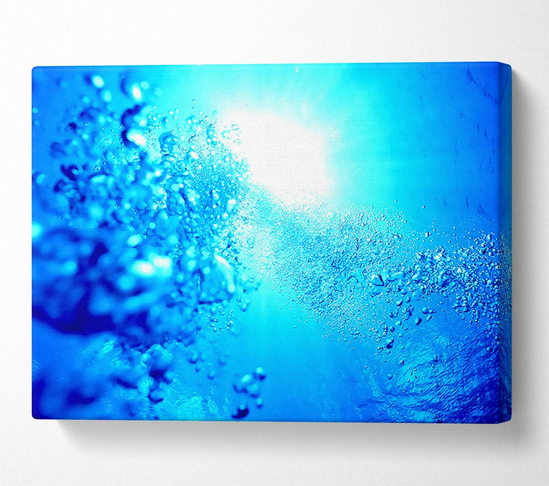  A Canvas Print of Water Elements In The Sun Canvas Wall Art