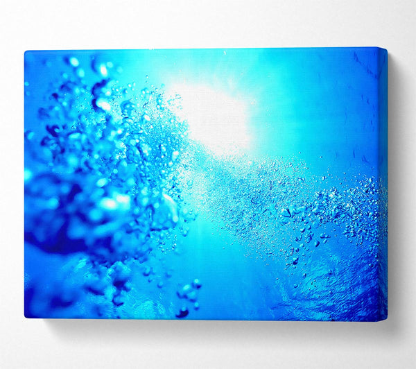  A Canvas Print of Water Elements In The Sun Canvas Wall Art