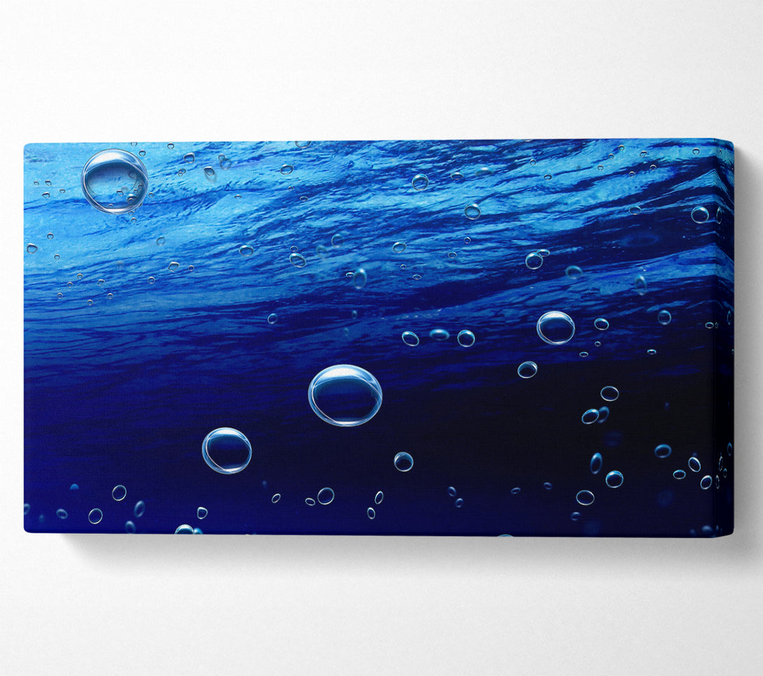  A Canvas Print of Underwater Bubbles Canvas Art