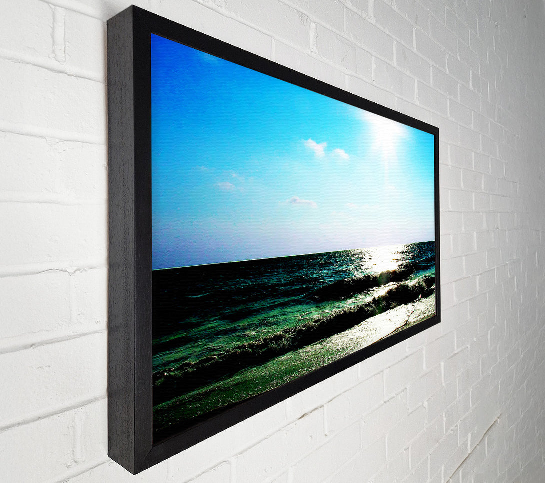  A Canvas Print of The Waves Of The Ocean Canvas Print