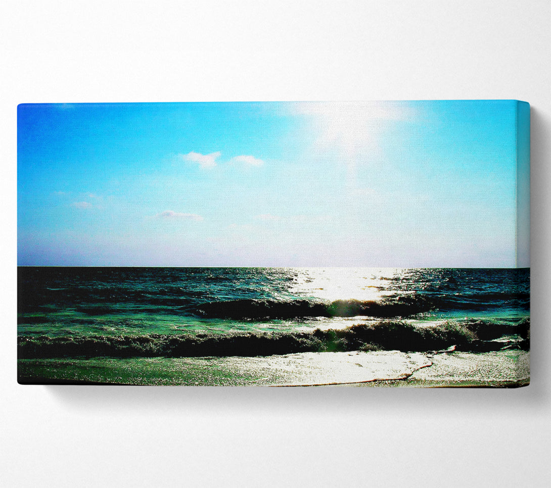  A Canvas Print of The Waves Of The Ocean Canvas Print