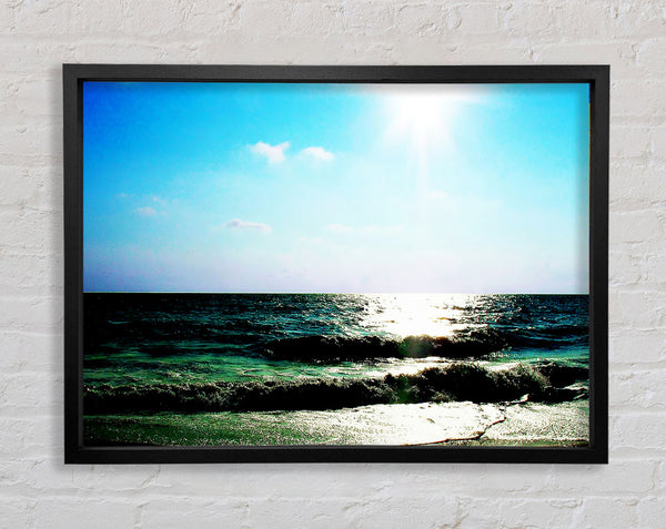 The Waves Of The Ocean Framed Print