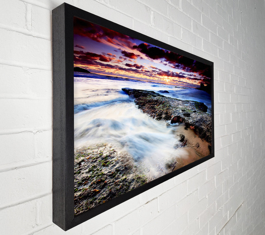  A Canvas Print of The Swell Of The Ocean Canvas Print