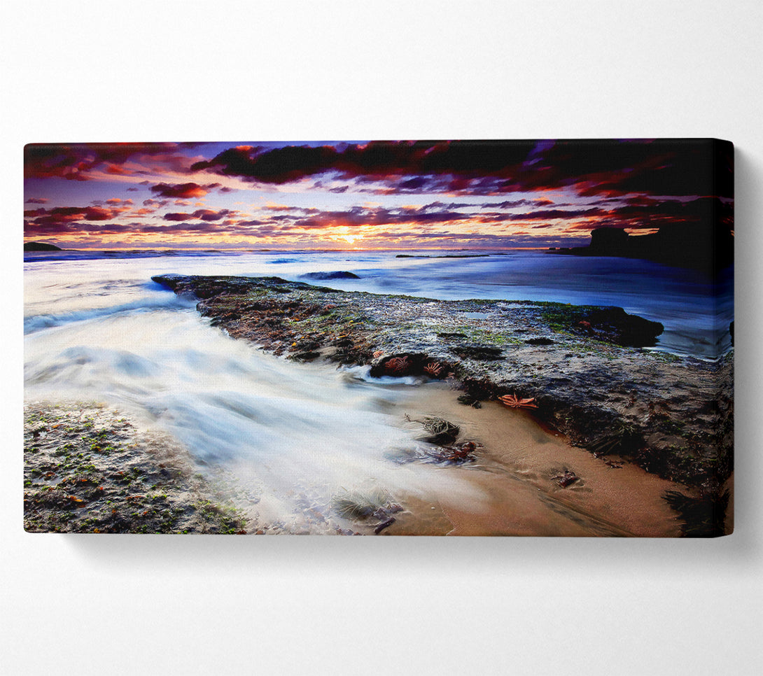  A Canvas Print of The Swell Of The Ocean Canvas Print