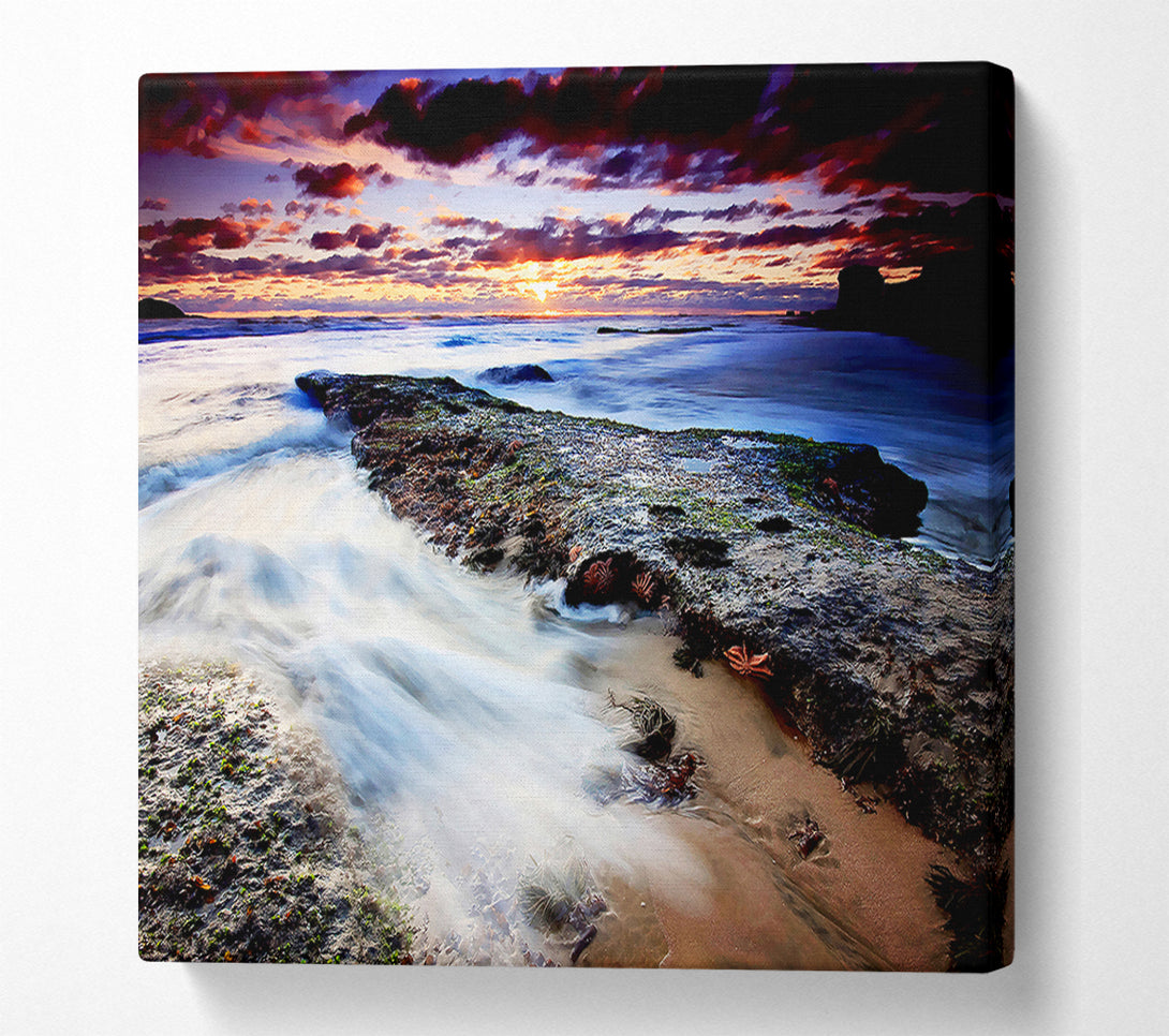  A Canvas Print of The Swell Of The Ocean Canvas Print