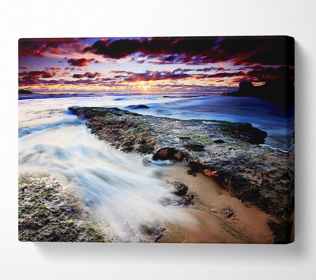  A Canvas Print of The Swell Of The Ocean Canvas Print