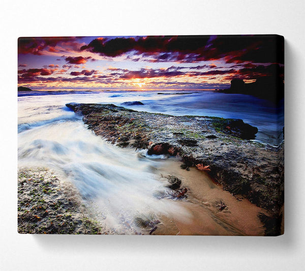  A Canvas Print of The Swell Of The Ocean Canvas Print