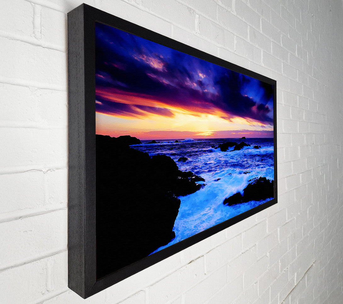  A Canvas Print of The Oceans Ebb Canvas Wall Art
