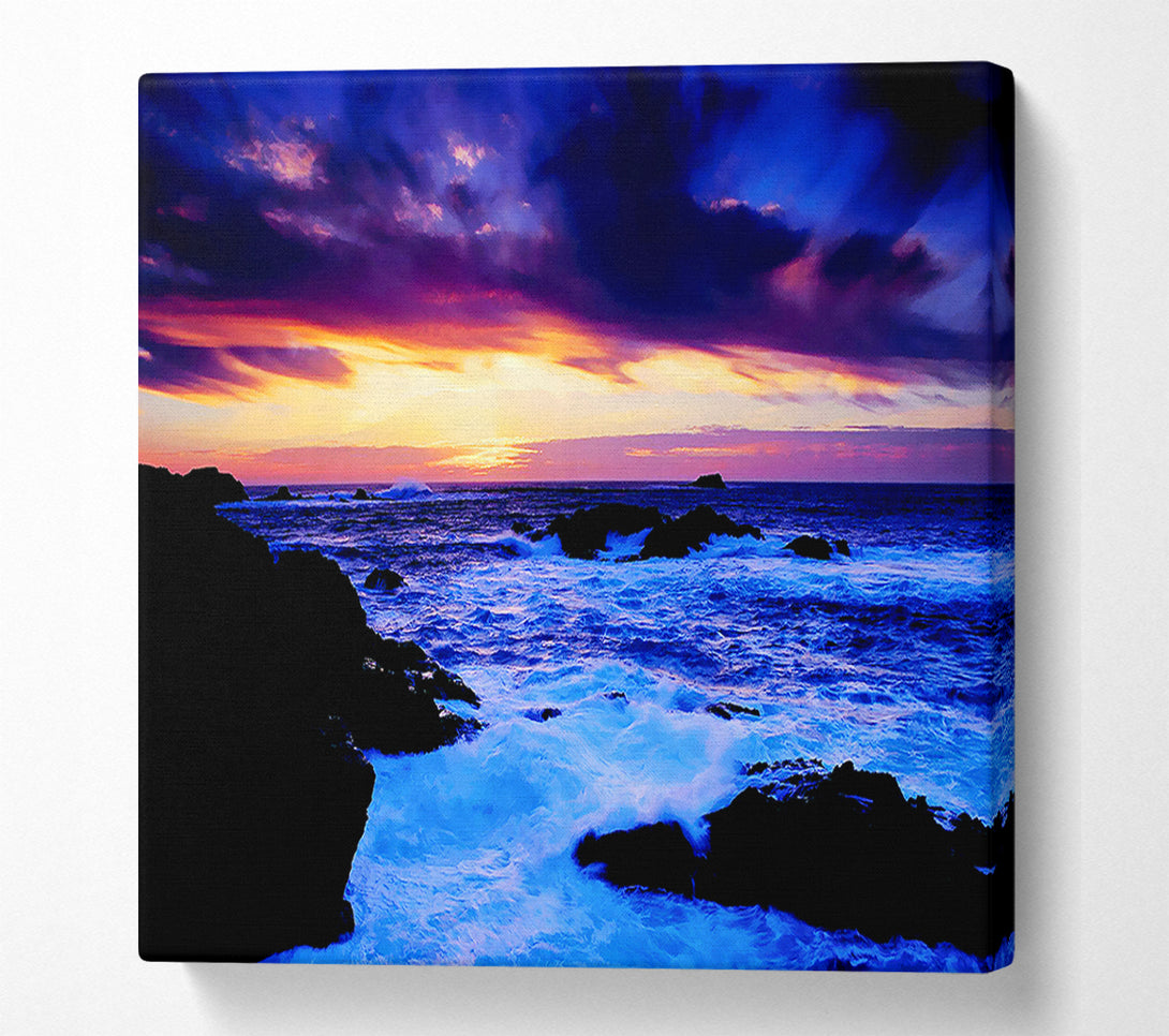  A Canvas Print of The Oceans Ebb Canvas Wall Art
