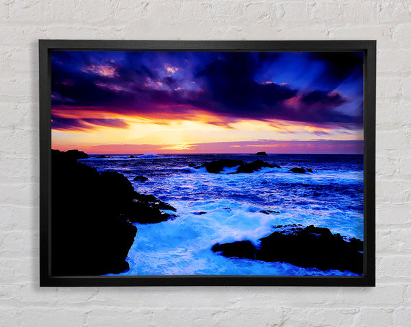 The Oceans Ebb Framed Print