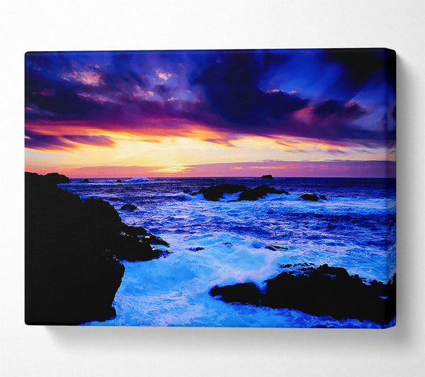  A Canvas Print of The Oceans Ebb Canvas Wall Art
