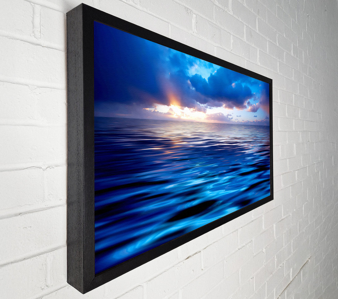  A Canvas Print of The Ocean At Daybreak Canvas Print