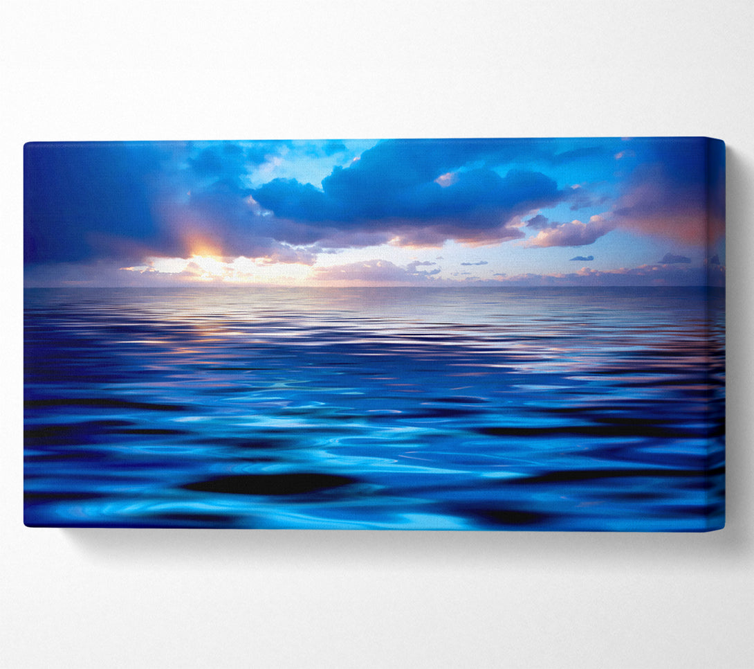 A Canvas Print of The Ocean At Daybreak Canvas Print