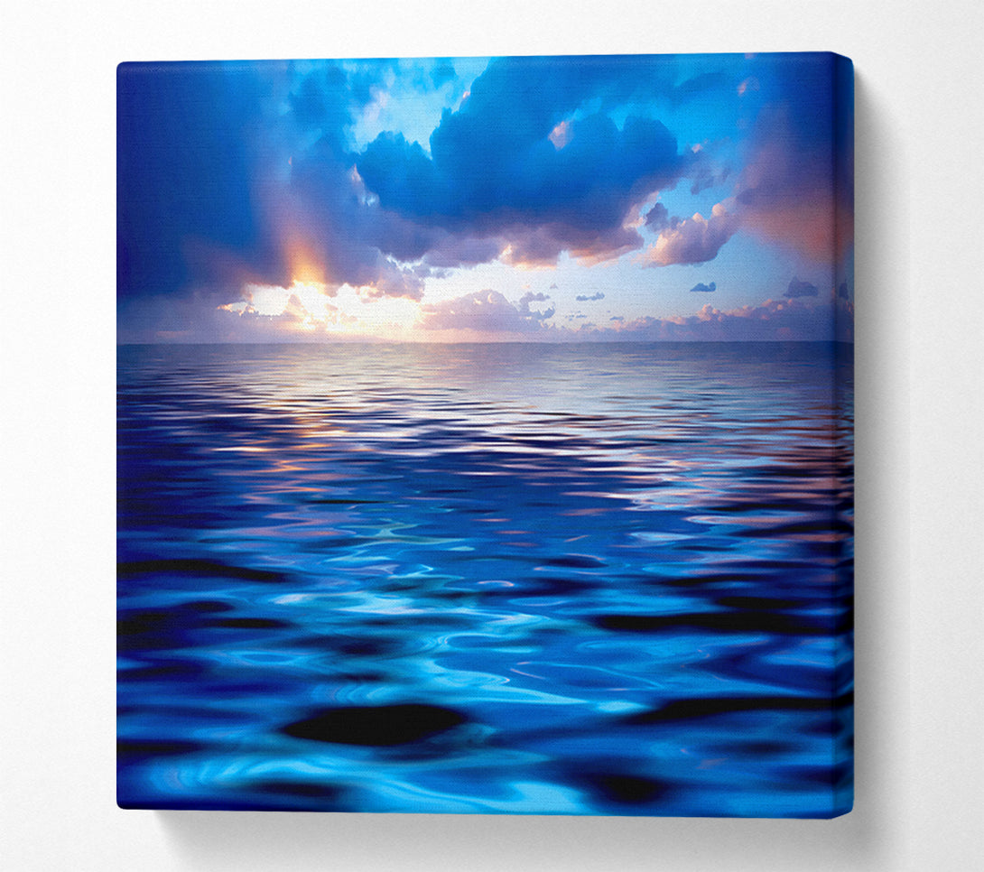  A Canvas Print of The Ocean At Daybreak Canvas Print