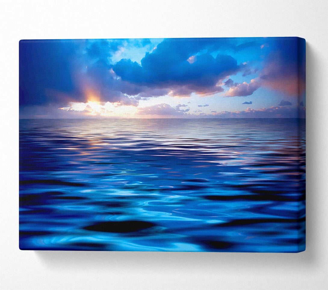  A Canvas Print of The Ocean At Daybreak Canvas Print