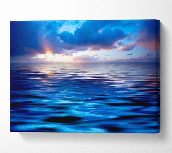  A Canvas Print of The Ocean At Daybreak Canvas Print