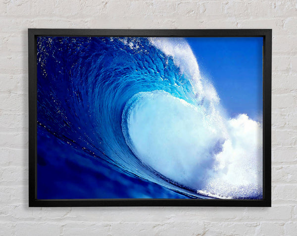 The Giant Wave Framed Print