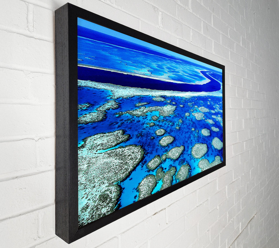  A Canvas Print of The Flow Of The Ocean Islands Canvas Art
