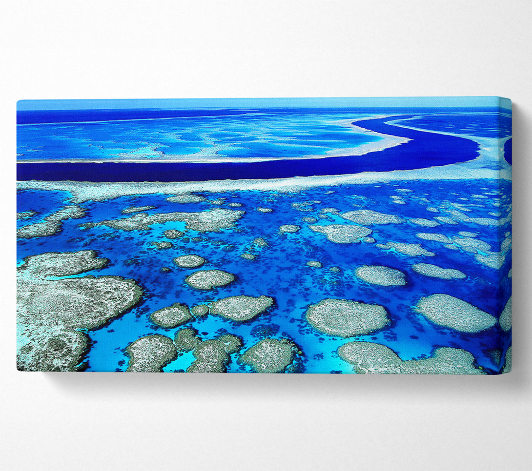  A Canvas Print of The Flow Of The Ocean Islands Canvas Art