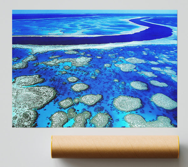 The Flow Of The Ocean Islands Poster