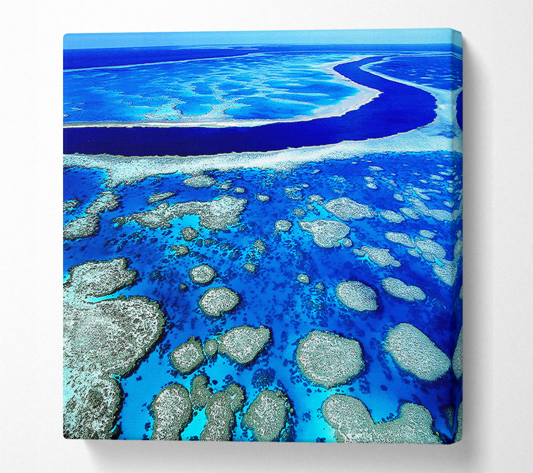  A Canvas Print of The Flow Of The Ocean Islands Canvas Art
