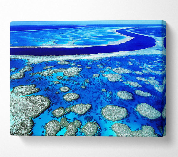  A Canvas Print of The Flow Of The Ocean Islands Canvas Art