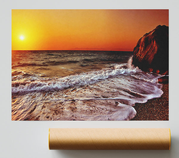 Swell Of The Ocean Sun Giclee Print