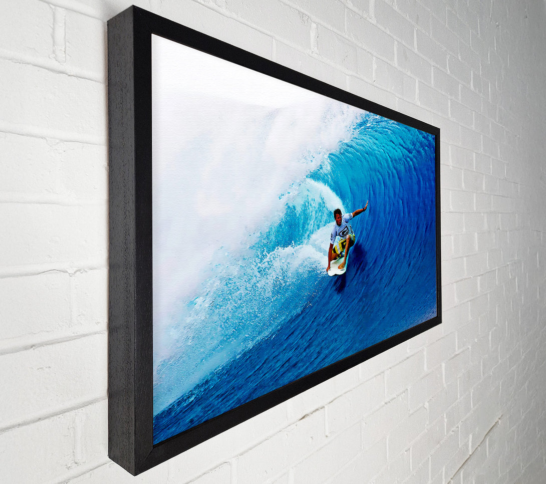  A Canvas Print of Surfers Tunnel Canvas Wall Art